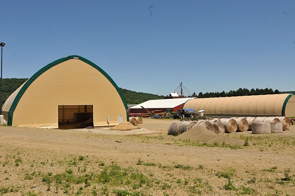 A tan biomass facility