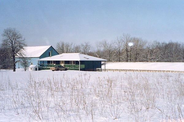 Ernst Seeds office during the winter